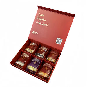 Logo personalizzato di lusso grande vano in cartone di carta biscotti confezione regalo per biscotti con divisori - Product Image 3