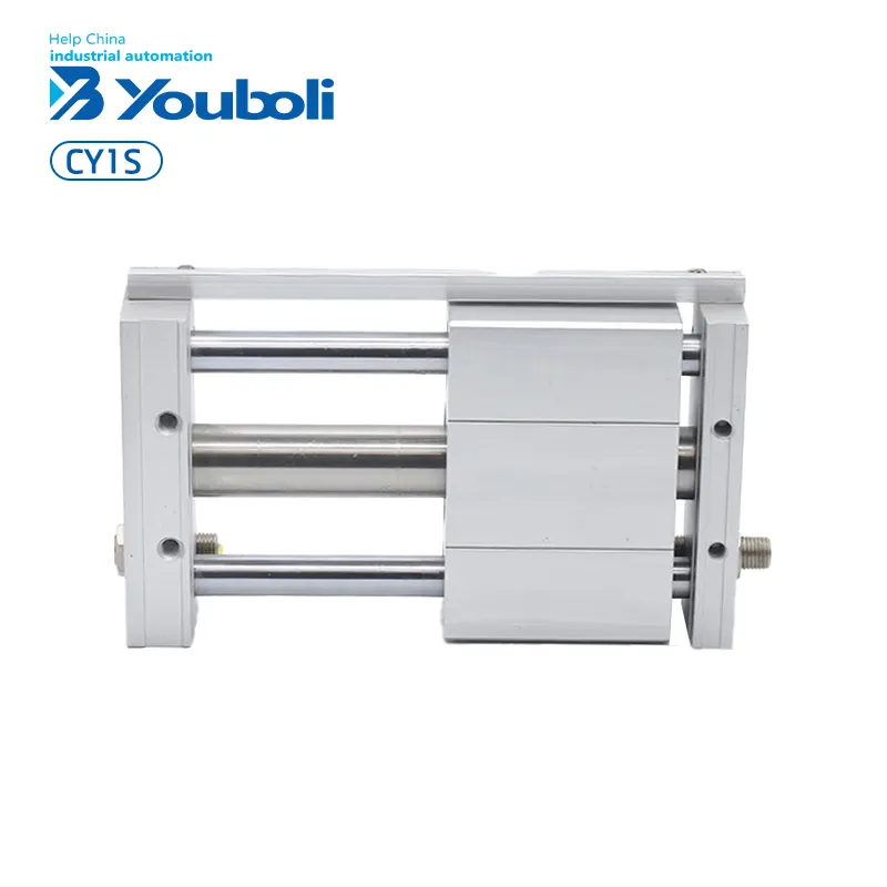 Parti pneumatiche del cilindro dell'aria senza rotore accoppiate magneticamente di alta qualità di YBL CY1S