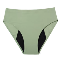 Braguitas Menstruales de Nailon Personalizadas, Culotte Menstruelle, Pantalones a Prueba de Fugas, Cómodas y Coloridas, Ropa Interior para el Periodo