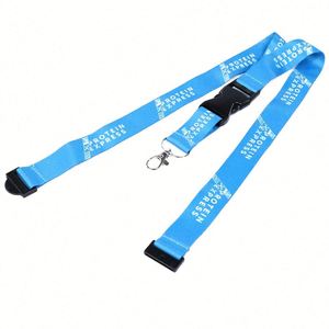 Custom Breakaway <b>Polyester</b> <b>Lanyard</b> Sublimation Printing Eco-Friendly Soft ID Card Holder for Trade Shows Weddings Promotional - Product Image 4