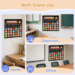 Lớp học lịch biểu đồ túi lý tưởng cho homeschool, lớp học & văn phòng, bền nylon treo tường lịch cho học tập sớm - Product Image 6