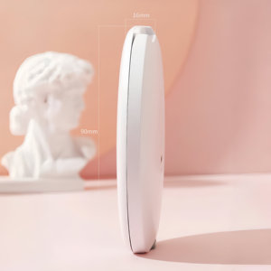 Mode filles Rechargeable Mini cosmétique maquillage miroir réglable lumière LED poche pliante conception mariage anniversaire décoratif - Product Image 5