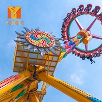Grand parc d'attractions avec de superbes manèges, y compris une grande balançoire pendulaire et une rotation à 180° ° Manèges à pendules à vendre
