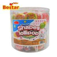 Sucettes colorées donuts bonbons durs oem fournisseur de bonbons