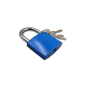 <span class=keywords><strong>Lucchetto</strong></span> <span class=keywords><strong>chiave</strong></span> normale in ferro di alta qualità 50mm <span class=keywords><strong>e</strong></span> cilindri di serratura colorati - Product Image 4