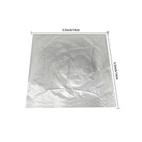 Fournisseur d'usine 14*14cm 1000pac/pack feuilles d'argent synthétique feuilles Antique Feng Shui maison plafond oeuvres décoration argent