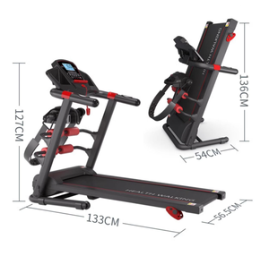 Tapis roulant intelligent pour usage domestique, silencieux, pliable, électrique, écran LCD, moteur 1,5 CV, amortissement des chocs, programmes d'exercice réglables pour <span class=keywords><strong>cardio</strong></span> en intérieur - Product Image 5