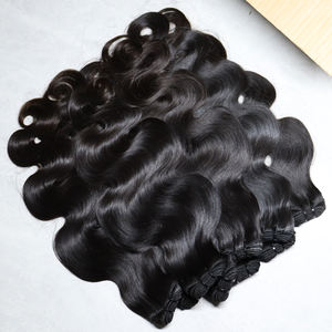 Extensions de cheveux naturels vietnamiens Body Wave Faisceaux humains crus alignés sur les cuticules Style afro et vague profonde lâche du meilleur vendeur - Product Image 3