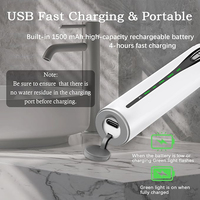 2024 meilleure vente Kit de soins dentaires dentaires avec lumière LED OEM/ODM polisseuse à dents électrique pour les dents et les accolades sans fil jet pick
