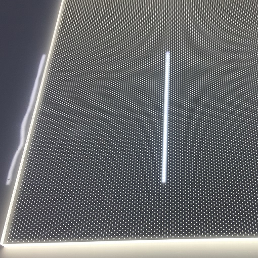 Factory Price LED Crystal Modern Light Guide Panel with Laser Dots or Silkscreen