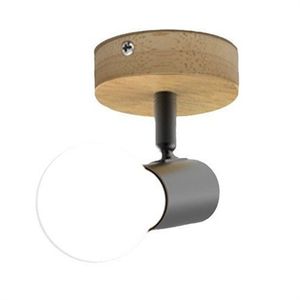 Spots de plafond orientables transfrontaliers, chambre et salon, E27 multi-têtes, projecteurs de plafond concentrés, lampes rétro en bois d'orme, LED - Product Image 5