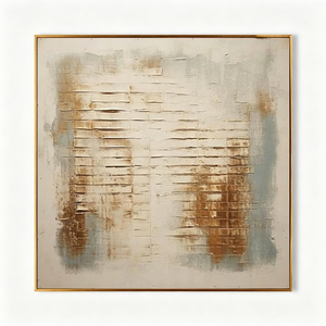 Pintura al Óleo Abstracta Wabi Sabi de Pico Nevado, Pintada a Mano con Textura Impasto, Arte Moderno para Pared del Hogar - Product Image 4