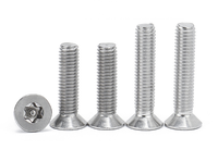 Vis à tête fraisée plate Torx antivol en acier inoxydable 304 M3 M4 M5 M6