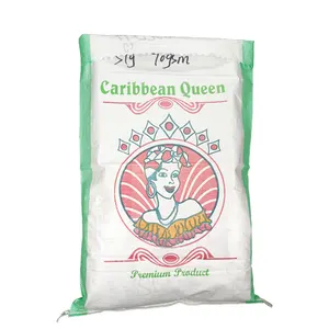 Guter Preis Großhandel kundenspezifisch 5 kg 25 kg 50 kg Pp Reis Kunststoff Gewebebebeutel zur Verpackung Zement