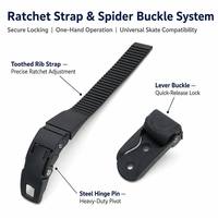 Sangles à boucle universelles en plastique pour patins à roulettes Rollerblades-Bar Spider Energy Strap Accessoires Kit de réparation