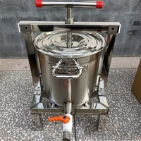 Presse-agrumes manuel en acier inoxydable JUYOU, extracteur de jus de fruits, machine à cidre de pomme, presse-miel