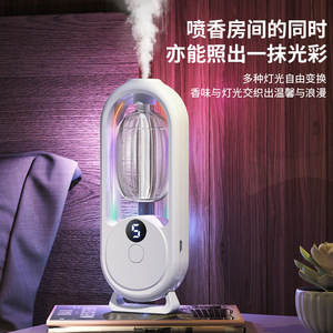 Automatic Fragrance <b>Diffuser</b> Smart 5-Mode Digital Display With Colorful Ambient Light For Home Bedroom Bathroom Use - Product Image 3