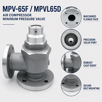Válvula de Presión Mínima de Alta Calidad Red Star MPV-25 MPV-50FMPV-65 MPV-80 Compatible con Compresores de Tornillo Universales