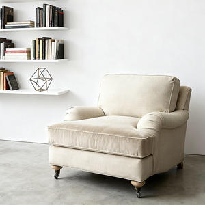 โซฟา3-Seater สไตล์ฝรั่งเศสโบราณคุณภาพสูงเฟอร์นิเจอร์ห้องนั่งเล่นหรูหราพร้อมไส้ฟองน้ำสำหรับใช้ในบ้าน - Product Image 6