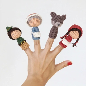 Títeres de Dedo Hechos a Mano 100% Crochet, Estilo Animal Personalizado, Amigurumi - Product Image 4