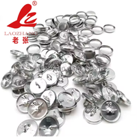 LAOZHANG LZ-6-1 Nouvelle machine automatique de fabrication de boutons recouverts de tissu, alimentation 220V, puissance 1KW, pression d'air 4-6kg/cm, garantie 1 an