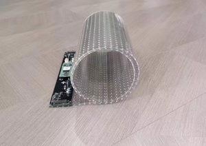 Siêu mỏng trong suốt linh hoạt mềm dính Phim <span class=keywords><strong>Led</strong></span> hiển thị P6 P8 tinh thể trong nhà Màn hình <span class=keywords><strong>LED</strong></span> tường P20 <span class=keywords><strong>LED</strong></span> hiển thị tường - Product Image 4
