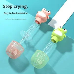 Baby Silicone frutta Dispenser medicina Dispenser siringa orale con ciuccio testa pediatri testati - Product Image 2