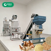 Mélangeur d'aliments pour animaux en granulés, fabricant de granulés d'alfalfa, production stable, économie de main-d'œuvre, faible consommation d'énergie