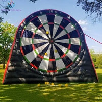 Cible de tir gonflable durable pour le football et les fléchettes, idéale pour la publicité et les jeux extérieurs personnalisables