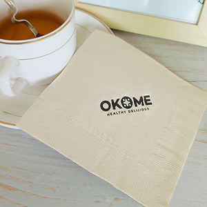 2 رقائق لب الخشب البكر والمناديل الخيزران المعاد تدويرها في شريط شعار مطبوع ملون منقوش ماصة ورقة نمط حقيبة - Product Image 5