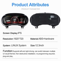 Panel de Instrumentos Digital para Automóvil Navihua con Carplay, Pantalla LCD, Cabina Virtual para Jeep Grand Cherokee 2011-2013