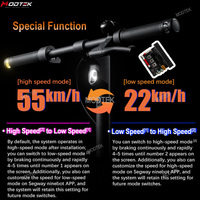 Contrôleur MODTEK F2 50-55 km/h, vitesse de démarrage nulle, mode sport personnalisable pour SEGWAY ninebot F2/F2 PLUS/F2 PRO