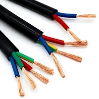 FUCHANG 300/500V YZ-Typ Kupferkern Flexibles Kabel 4-adrig Schwarz OEM 1,5mm Gummi-Isolierung Industriequalität Niederspannung 30A