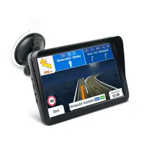 SAT NAV 9 Zoll mit den neuesten Europa-Karten GPS-Navigation 8 256 für PKW Enthält Postleitzahlen, Speed Camera Alert & POI & Sun shade