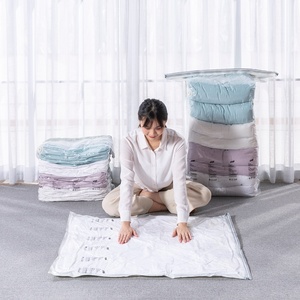 Sacs à vêtements Jumbo personnalisés, sacs de rangement permettant de gagner de l'espace, avec pompe à main, pièces - Product Image 1