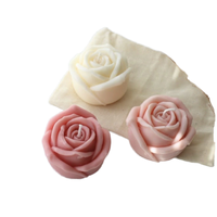 Vela de Cera de Soja con Forma de Rosa, Estilo Clásico, Venta al por Mayor, Regalo de San Valentín o Cumpleaños, Rosa Artificial Aromática Hecha a Mano