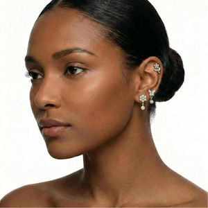 Lot de 3 clous d'oreille sans filetage pour femme, à dos plat, à enfiler, pour <span class=keywords><strong>piercing</strong></span> hélix, tragus, labret, conque, lobe, hypoallergéniques - Product Image 2