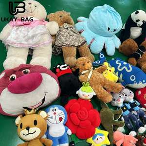 F12 Großhandel Second Hand Soft Stuffed Plüsch puppen Hot Sale Mixed Styles Gebrauchtes Spielzeug für Jungen und Mädchen - Product Image 5