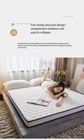 Matelas en latex de caoutchouc naturel thaïlandais personnalisable meubles de maison Tatami doux literie unique et confortable