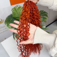 Perruques au crochet en cheveux humains bruts vietnamiens de qualité supérieure, brillance naturelle, durables, sans nœuds, extensions de cheveux humains bouclés Pixie