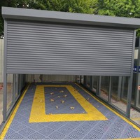 Auvent de voiture simple en aluminium avec cadre thermolaqué et voile enduite de téflon, pour extérieur, protection solaire durable et simple, type garage