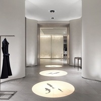 Projecteur d'intérieur LED de petite puissance Lumières publicitaires Corps de lampe en alliage d'aluminium monté au plafond pour la décoration intérieure Utilisation commerciale