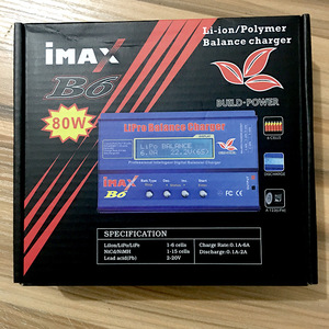 B6 Balance Charger 80W Model Airplane <b>Battery</b> Charger Digital Display 2-in-1 <b>Lamp</b> Full Set Includes Power Cord Charging Board - Product Image 3