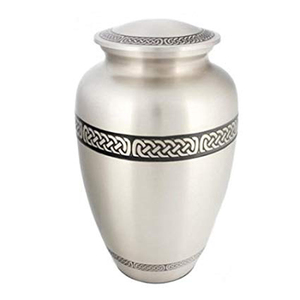 Design Round Handmade Sympathy <b>Vase</b> for Ashes metal cremation urn for adult ashes bulk adult personalized urns engraved urns - Product Image 6