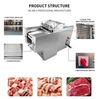 Machine à découper la viande électrique automatique pour cubes, pour poulet, viande de chèvre et bœuf - Prix