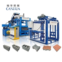 Machine de fabrication de blocs de béton creux entièrement automatique QT6-15 avec briques autobloquantes 380V/440V Garantie de 2 ans