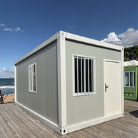 Maison détachable de 20 pieds Petite maison préfabriquée Conteneur modulaire de luxe de 10 pieds Maison de camping préfabriquée Maison de conteneur détachable
