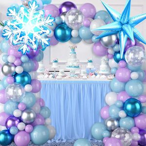 102 pièces thème congelé explosion étoile <span class=keywords><strong>anniversaire</strong></span> ballon arc guirlande kit filles fête d'<span class=keywords><strong>anniversaire</strong></span> ballon décoration - Product Image 4