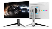 Monitor pc game 27 inci 1K 2K 4K, monitor game 1ms 130% sRGB dapat diputar, layar komputer dasar angkat 75Hz 165Hz