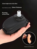 Bouteille d'eau portable pour le sport, 200 ml, réglable, translucide, bouteille d'eau portable pour le sport, bouteille d'eau pour la course à pied, bouteille d'eau pour le bras